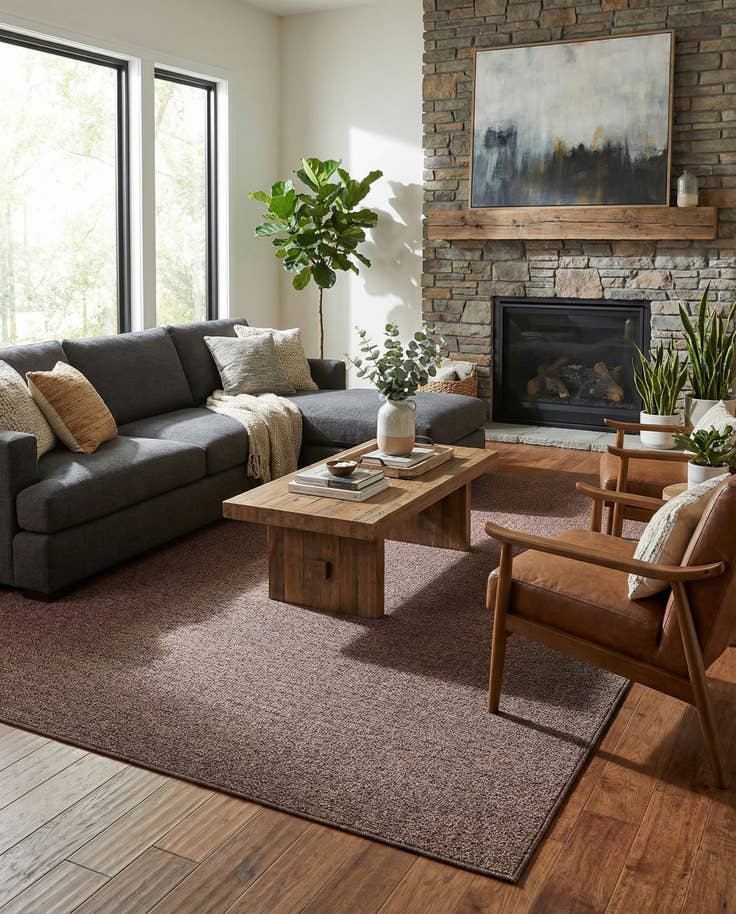 Detail image of 9' x 12' Easy-Clean Modern Indoor / Outdoor Rug