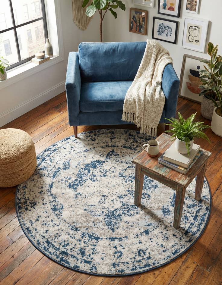 Detail image of  4' x 4' Monte Carlo Round Rug