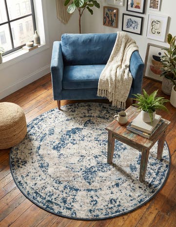 4' x 4' Monte Carlo Round Rug