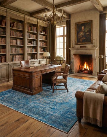 9' 7 x 12' 8 Vintage Royal Wool Rug