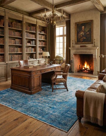 9' 7 x 12' 8 Vintage Royal Wool Rug