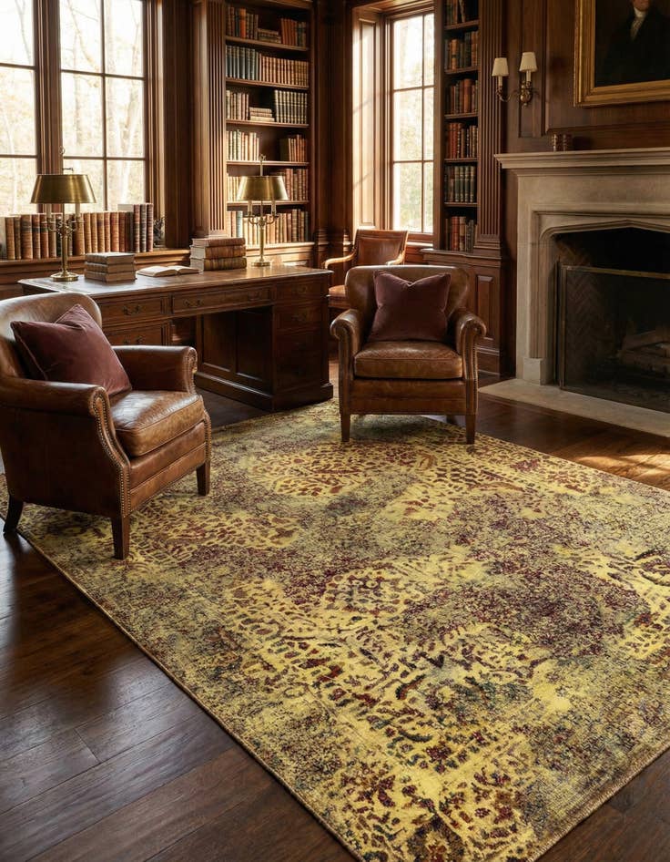 Detail image of 6' 5 x 8' 10 Vintage Royal Wool Rug