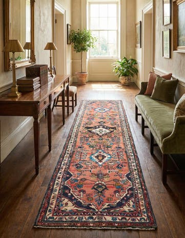 3' 5 x 9' 11 Hamedan Runner Rug