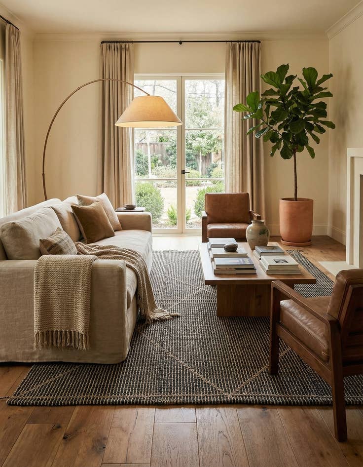 Detail image of 7' 8 x 9' 8  Hand Knotted Darya Wool Rug