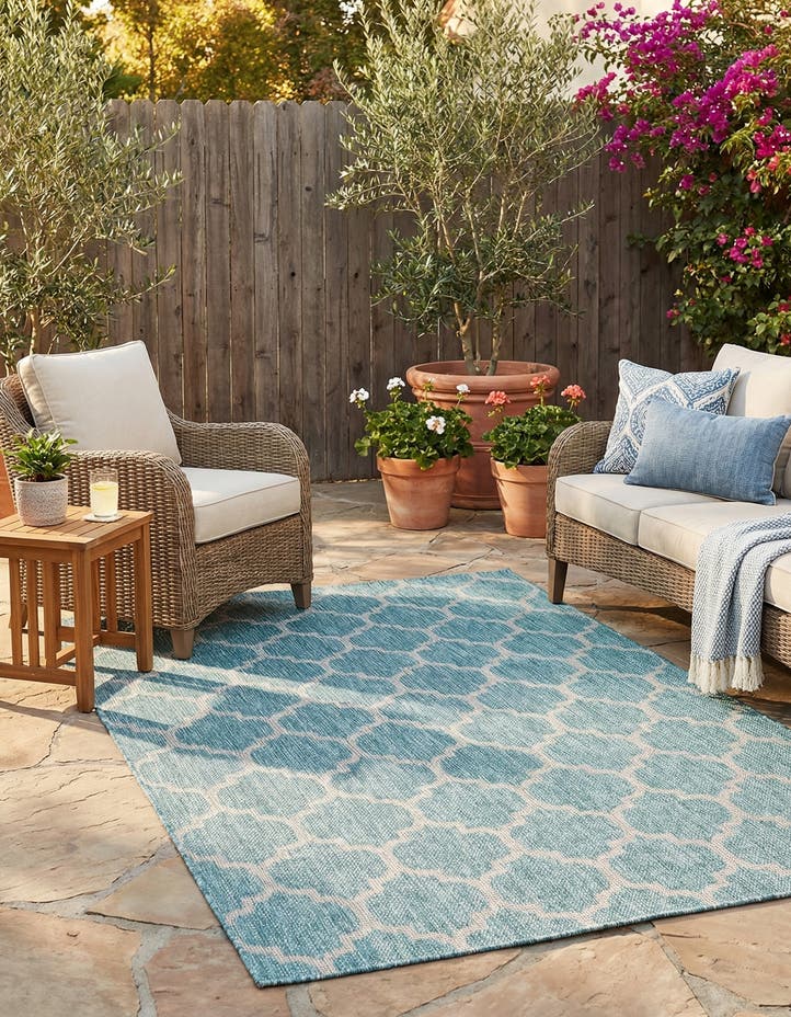 6' x 9' Easy-Clean Lattice Indoor / Outdoo...