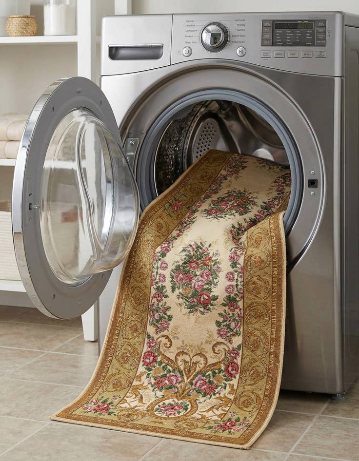 Detail image of  2' x 8'  Washable Traditional Indoor / Outdoor Runner Rug