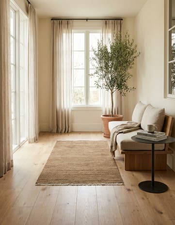 2' 5 x 4' 3 Hand Knotted Modern Ziegler Rug