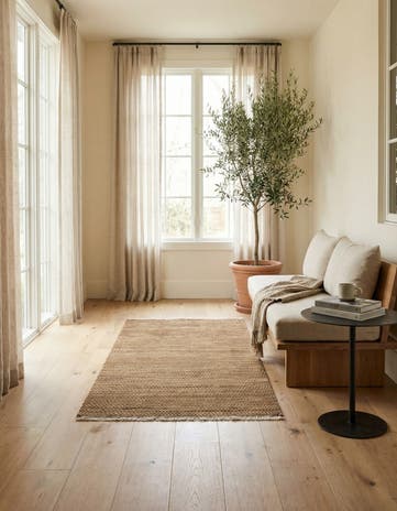 2' 5 x 4' 3 Hand Knotted Modern Ziegler Rug