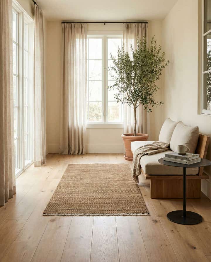 2' 5 x 4' 3 Hand Knotted Modern Ziegler Rug