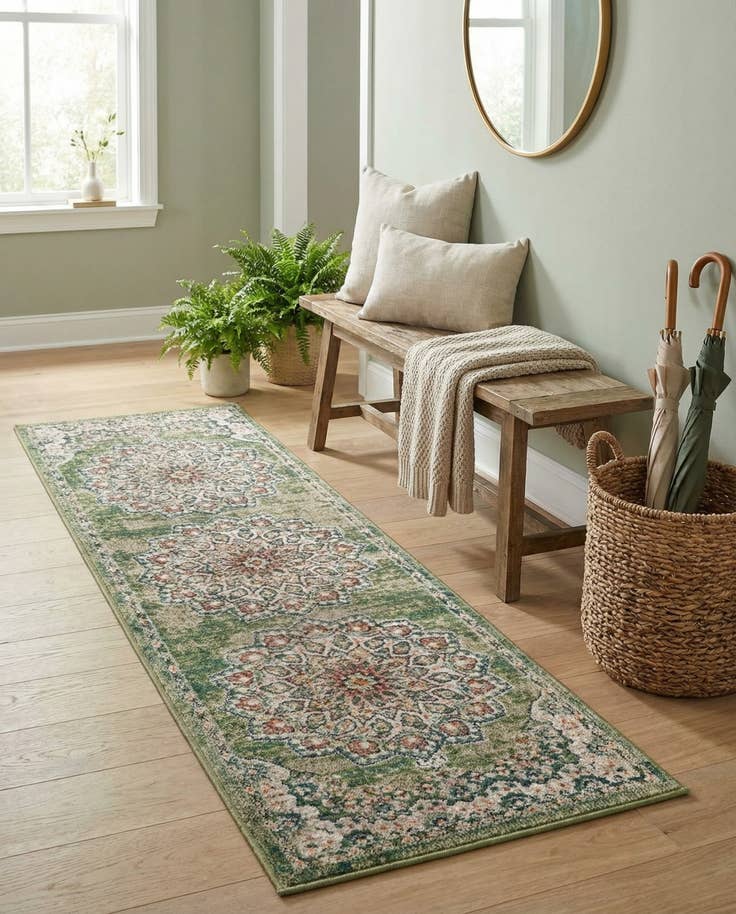 Detail image of 2' x 6' Isabella Runner Rug