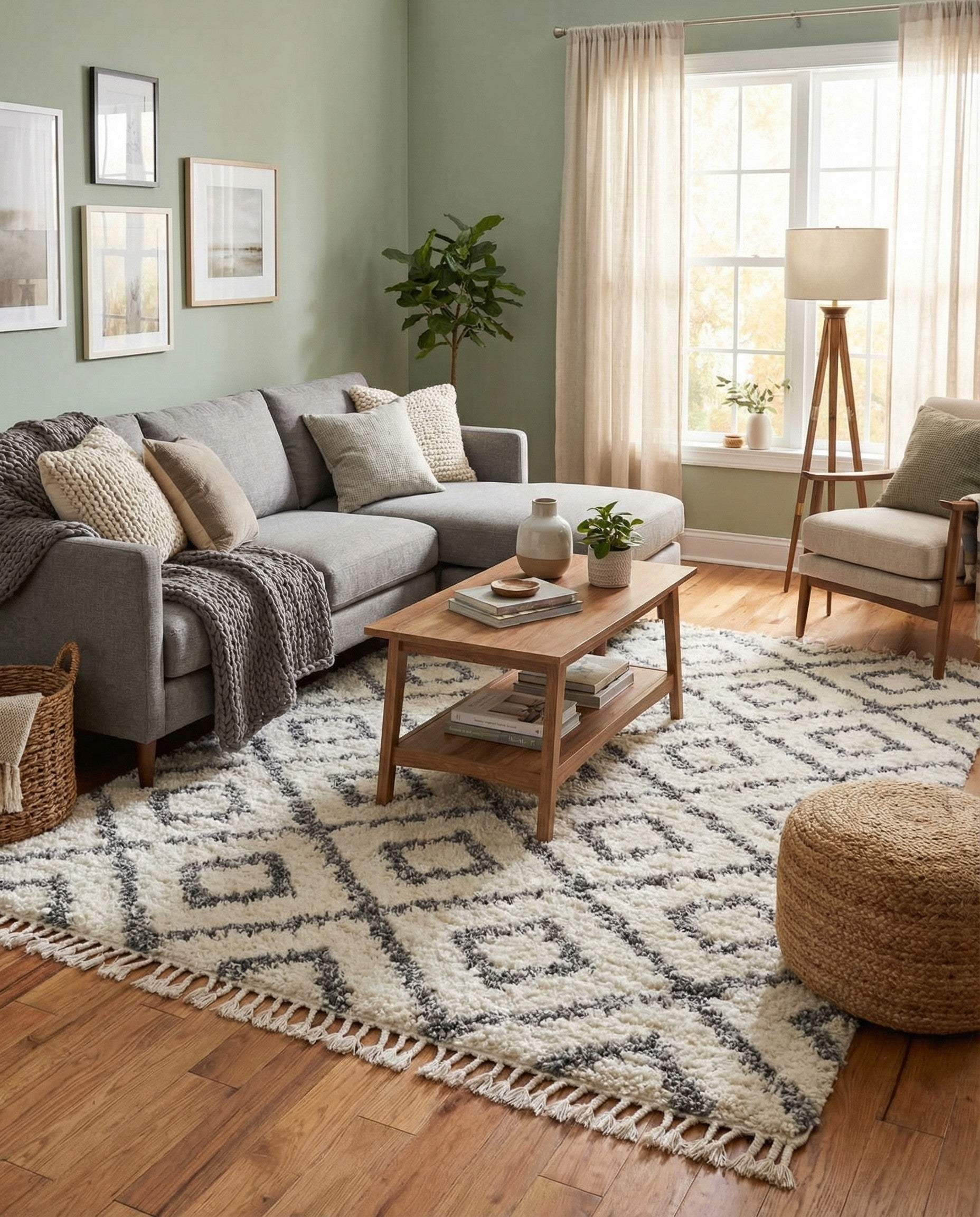  9' x 12' 2 Athena Shag Rug