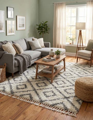 9' x 12' 2 Athena Shag Rug
