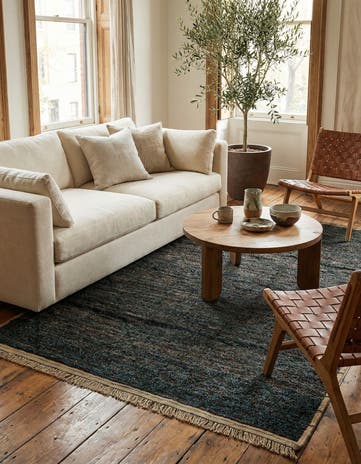 6' x 9' 9 Hand Knotted Moroccan Wool Rug