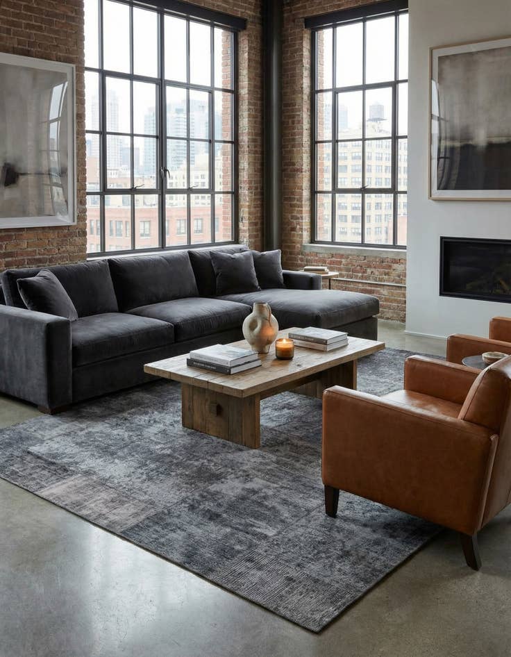 Detail image of 7' 9 x 10' 2  Hand Knotted Ultra Vintage Persian Wool Rug