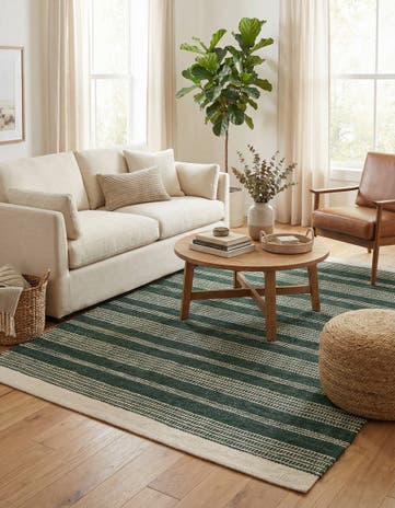 5' 1 x 8' Hand Woven Lariat Rug