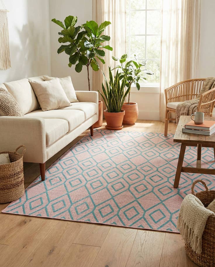 Detail image of 7' x 10' Easy-Clean Jill Zarin Turks and Caicos Indoor / Outdoor Rug