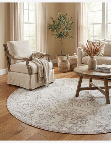 5' 3 x 5' 3 Oxford Round Rug
