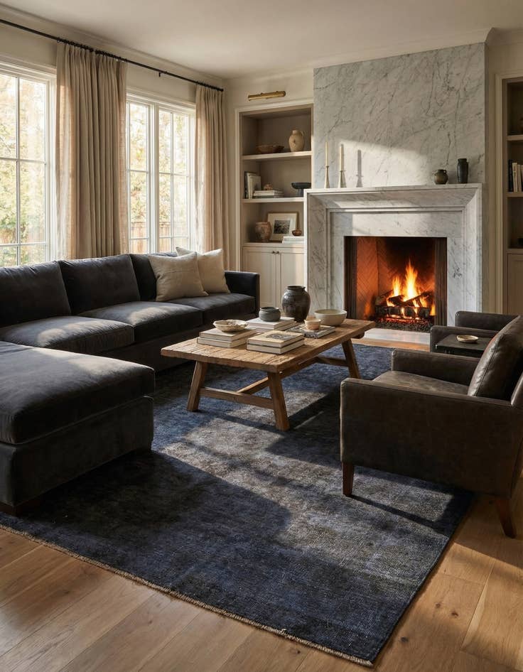 Detail image of 9' 2 x 12' 3  Hand Knotted Ultra Vintage Persian Wool Rug