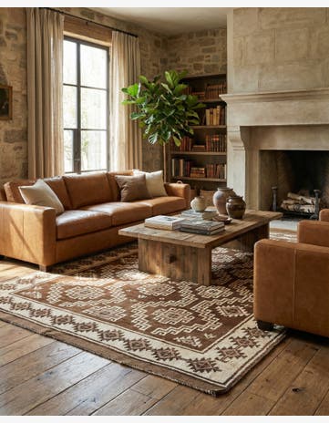 5' 6 x 9' 8 Hand Knotted Ultra Vintage Persian Wool Rug