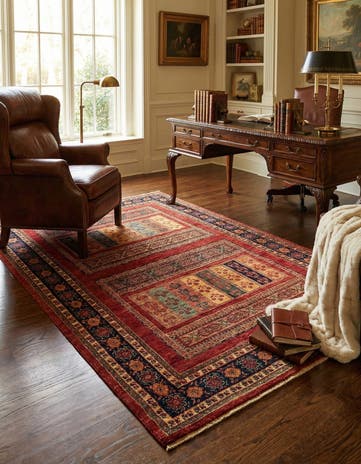 4' 7 x 7' 1 Kashkuli Rug