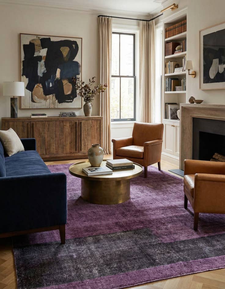 Detail image of 7' 10 x 10' 11 Vintage Royal Wool Rug