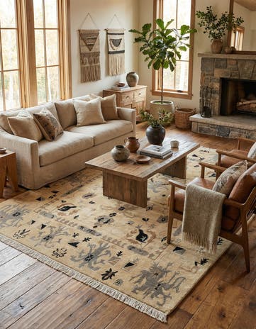 8' 2 x 10' 2 Tibet Wool Rug