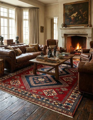 5' 10 x 10' 4 Ghashghai Wool Rug
