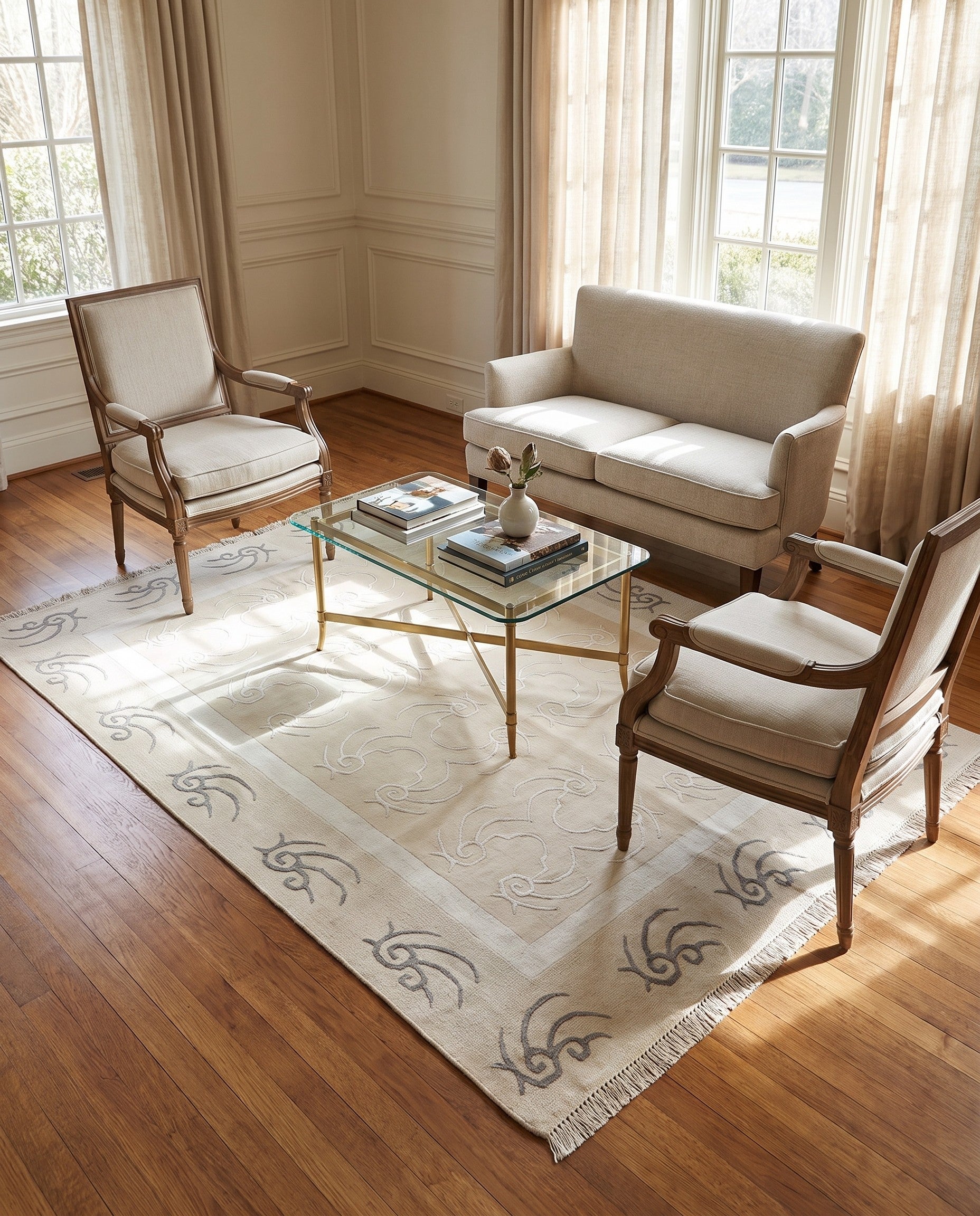 4' 9 x 6' 8 Darya Rug