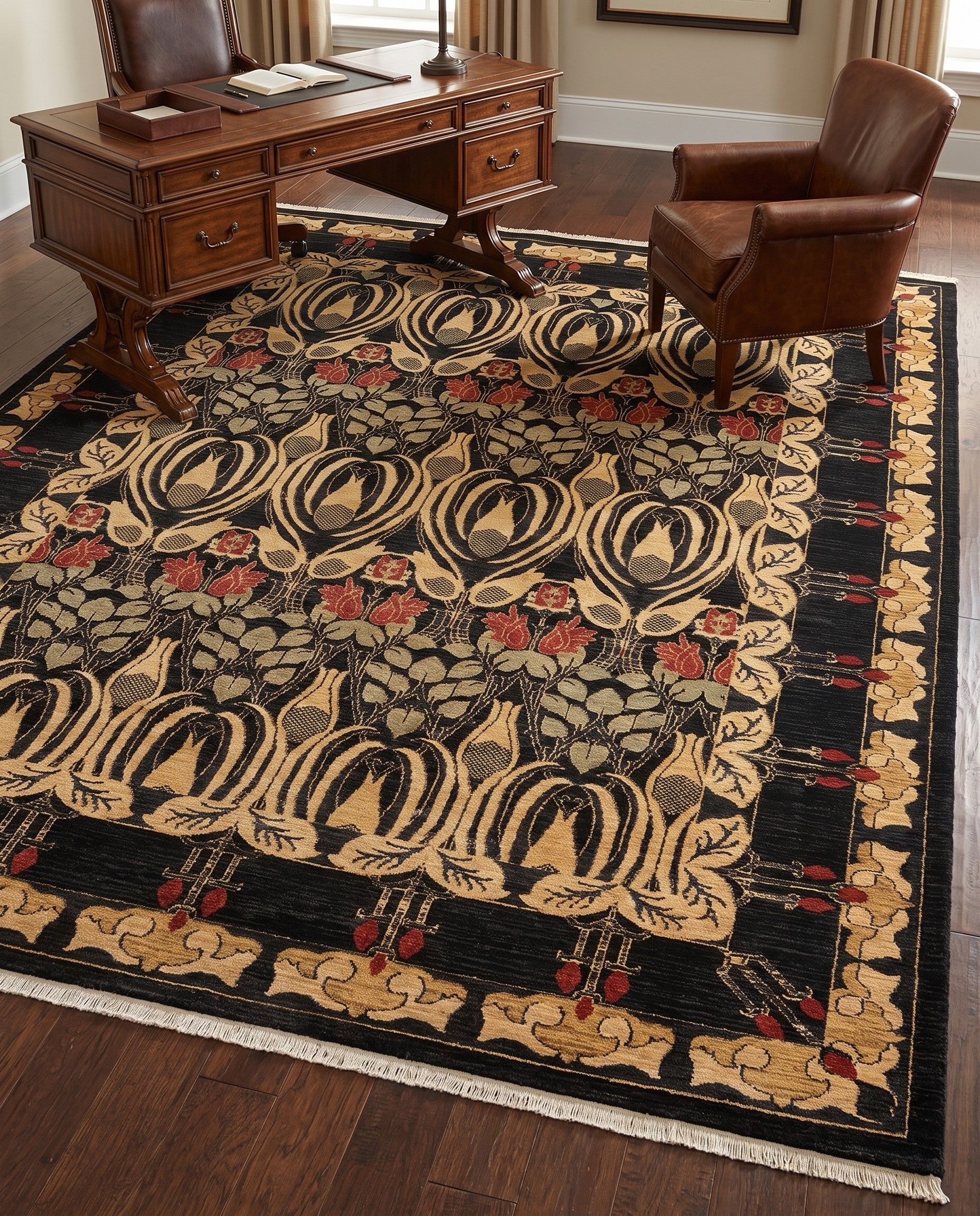 Black Chelsea Rug