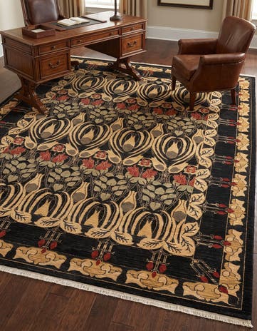 Black Chelsea Rug