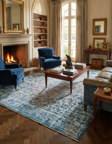 8' 6 x 12' 8 Vintage Royal Wool Rug