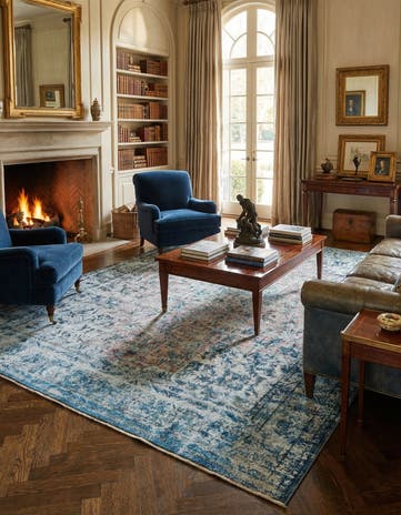 8' 6 x 12' 8 Vintage Royal Wool Rug