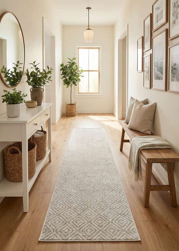 2' 7 x 10' Easy-Clean Sabrina Soto Indoor / Outdoor Runner Rug