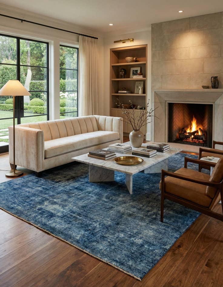 Detail image of 9' 8 x 12' 3  Hand Knotted Ultra Vintage Persian Wool Rug