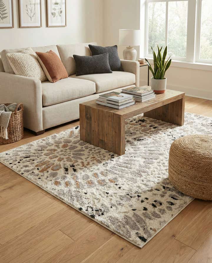 4' x 6' Sepia Rug