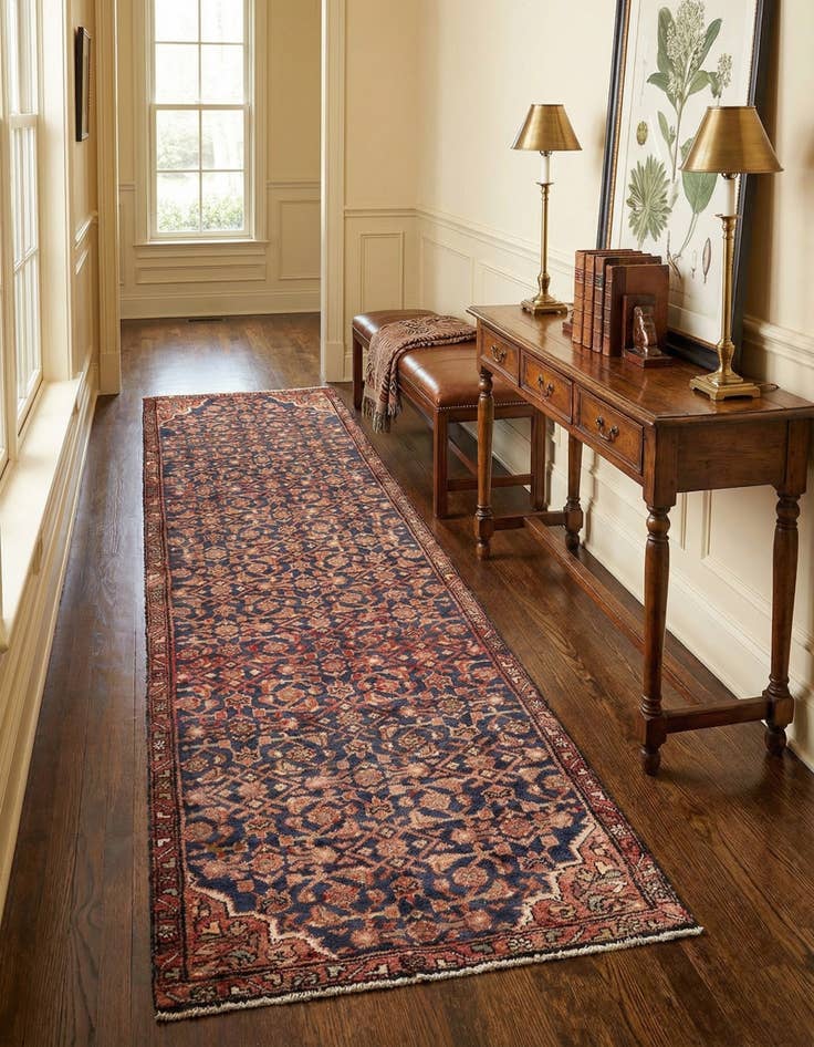 Detail image of 2' 9 x 9' 3 Hamedan Wool Runner Rug