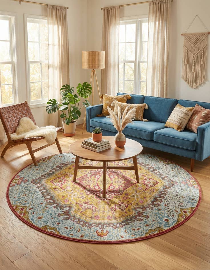 Detail image of  8' x 8' Santiago Round Rug