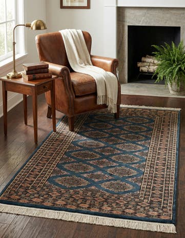 3' x 5' 2 Hand Knotted Bokhara Oriental Rug