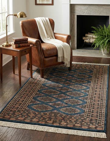 3' x 5' 2 Hand Knotted Bokhara Oriental Rug
