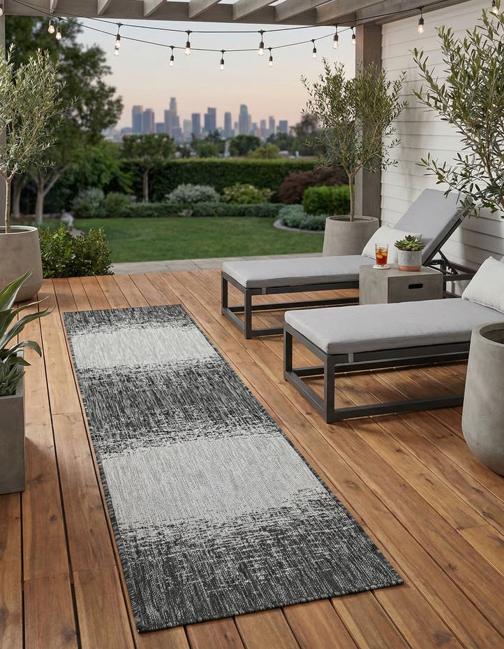 2' x 8' Easy-Clean Modern Indoor / Outdoor...