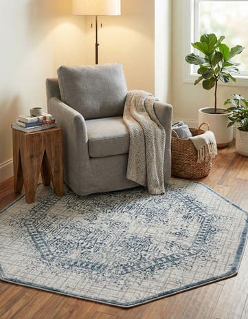 5' 3 x 5' 3 Derbyshire Octagon Rug