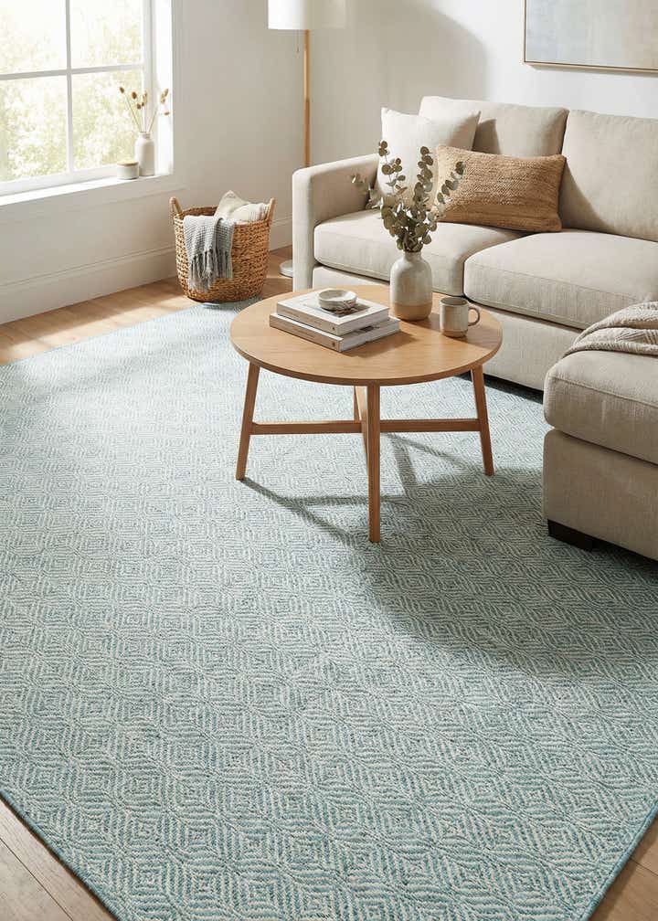 7' 10 x 11' Easy-Clean Trellis Indoor / Outdoor Rug