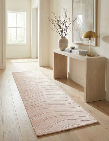 2' 8 x 9' 10 Hand Knotted Darya Wool Runner Rug