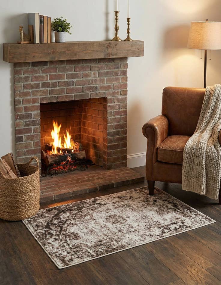 Detail image of  2' 2 x 3' 7 Monte Carlo Hearth Rug