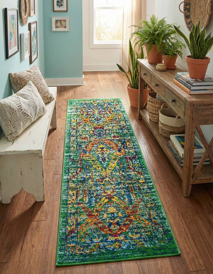 Detail image of  2' x 6' Calypso Runner Rug