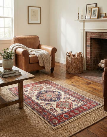 2' 8 x 4' 2 Hand Knotted Kazak Rug