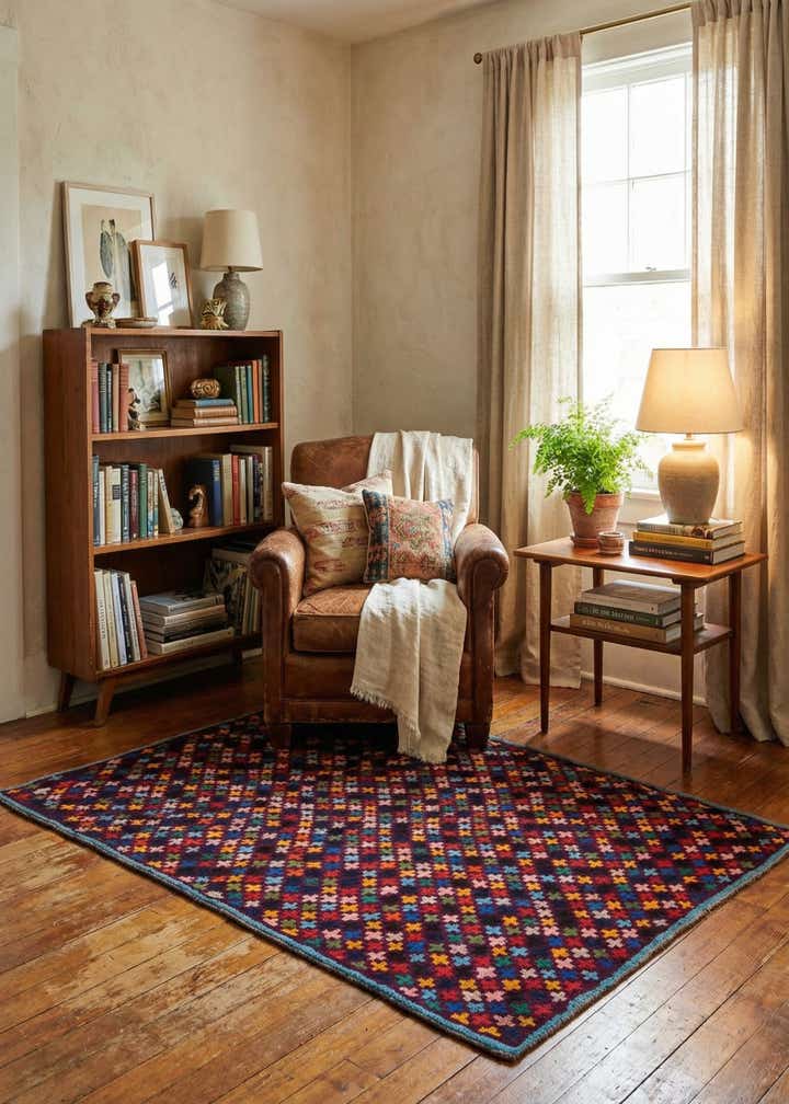 3' 10 x 5' 9 Hand Knotted Balouch Wool Rug