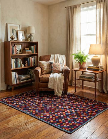3' 10 x 5' 9 Hand Knotted Balouch Wool Rug