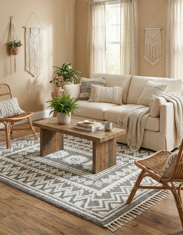 Detail image of  7' 10 x 10' Boho Rug