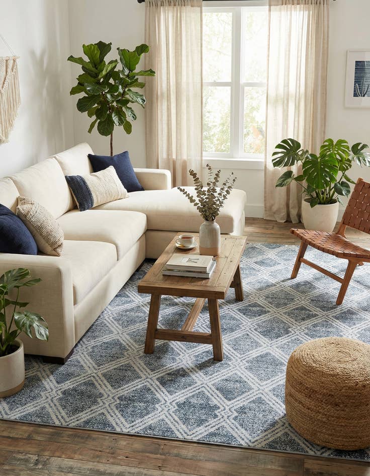 Detail image of 9' x 12' Kamala Washable Rug